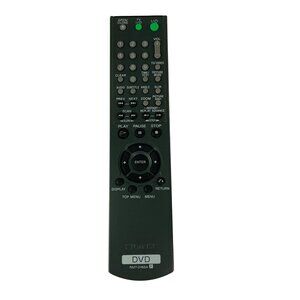 Sony DVD Remote Control RMT-D185A Black Battery Cover Included
